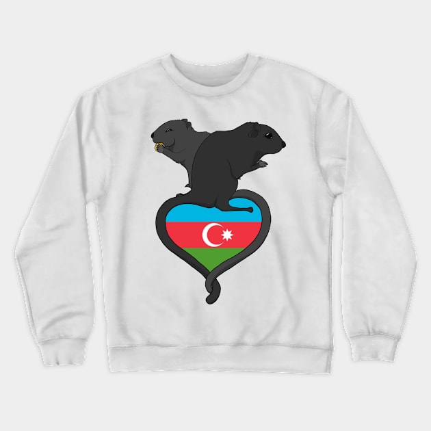 Gerbil Azerbaijan (dark) Crewneck Sweatshirt by RampArt